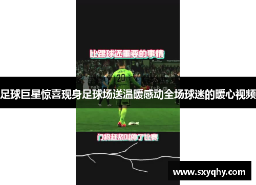 足球巨星惊喜现身足球场送温暖感动全场球迷的暖心视频