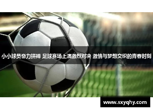 小小球员奋力拼搏 足球赛场上演激烈对决 激情与梦想交织的青春时刻
